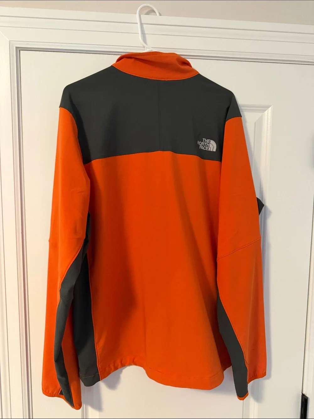 The North Face Men’s Orange and Dark Gray Performance Jacket